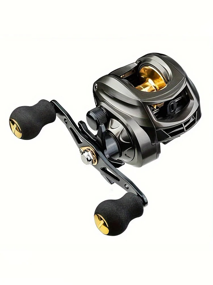 AK Water Drop Baitcasting Reel – 7.2:1 High-Speed, 8kg Drag, Stainless Steel, Left/Right Hand